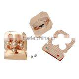 Light Golden Flower Purse Twist Lock,Hardware Turn Locks For Handbags thumbnail-2