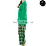 Factory Small Minimum Plaid Pattern Christmas Pajamas Women Wholesale thumbnail-5