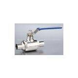 Stainless Steel Sanitary Straight Welded Ball Valve thumbnail-1