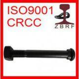 Carbon Steel Grade 8.8 Oval Neck Track Bolt Rail Fish Bolt for Turnouts thumbnail-3