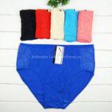 2015 New Mama Size Brief High Waist Women Cotton Underwear Lady Panties Lady Brief Stretch Knickers Lingerie Intimate thumbnail-3