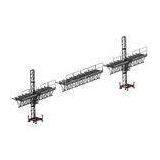 OEM Construction 12m Aerial Twin Lifting Mast Climbing Work Platform / Cradle