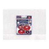 Red 6PC 6 TPI High Carbon Steel Hole Saw 19-140mm For Hard Wood Floors thumbnail-1