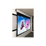 Tab Tensioned Motorized Screen For Meeting Rooms , Motorized Rear Projection Screen 120'' thumbnail-1