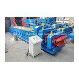 Color Coated Corrugated Roll Forming Machine Roof Tile Roll Forming Machines 4+4kw