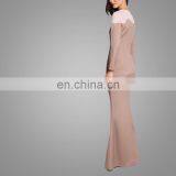 Modern Baju Kurung Long Sleeves Dress Beautiful Islamic Wear Muslim Women Suits thumbnail-5