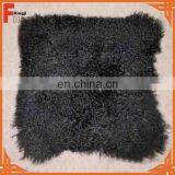 Natural Color Top Quality Fur Mongolian Lamb Fur Cushion thumbnail-3