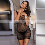 2017 Beautyslove Sexy Hot Woman Black Transparent Hollow Jacquard Sexy Sleepwear Sexy Babydoll Lingerie thumbnail-4