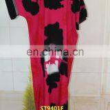 African Stone Work in Dress Guangzhou Wholesale Kaftan Style Long Kurti thumbnail-4