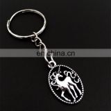 Jewelry Manufacturer Cheap Custom Antique Silver Animal Unicorn Keychain