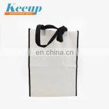 Cheap Price Custom Printed Eco Friendly Tote Grocery Shopping Fabric Laminated Recyclable Non Woven Bag thumbnail-1
