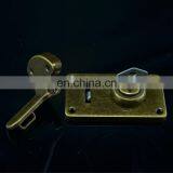 Custom Made Antique Bronze Travel Vanity Luggage Hasp Locking Case Latch With Key thumbnail-3