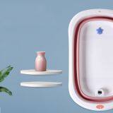 Plastic Baby Folding Bathtub With Temperature Foldable Portable Bath Tub thumbnail-3