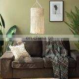 2019 New Modern Home Decor Handmade Macrame Hanging 100% Cotton Macrame Lamp Shade thumbnail-7