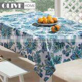 Flowers Fruits Series Printed Spun Polyester LinenTablecloth Rectangle Wholesale Table Linen thumbnail-3