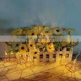 Battery Operated Diamond Shape Fancy Metal String Light For Home Holiday Decoration thumbnail-2