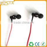 Flat Cable High End Premium Quality Custom OEM Design Wired Earphones With Gold Plug thumbnail-3