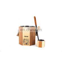 Proway Shower And Sauna ECO Friendly Wooden Foot Baby Bath Bucket Adult