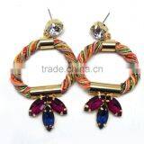 Latest Design Popular Fashion African Beads Jewelry Set Handmade Indian Jewelry Necklace and Earring Bracelet Set thumbnail-5