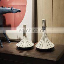Nordic Porcelain Creative Ceramic Black White Vase For Home Decoration thumbnail-2