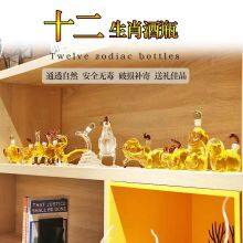 Chinese Glass Craft Products Factory Twelve Zodiac Bottle Set Support to Map Customization thumbnail-4