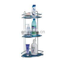 3L Corner Bathroom Wall Rack With Chrome Plating Corner