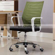 2021 High Quality Factory Manufacturer Cheap Price Mid Back Full Mesh Sponge Swivel Executive Mesh Office Chair for Sale thumbnail-1