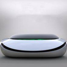 Portable USB Solar Powered Car Air Purifier Hepa Filter PM2.5 Formaldehyde Removal Anionic Oxygen Smoke for Office Desktop thumbnail-3