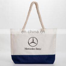 Customised Soft Washing Durable Organic Cotton Tote Draw String Shoe Bag Small Foldable Canvas Cloth Zippered Bag With Logo thumbnail-3