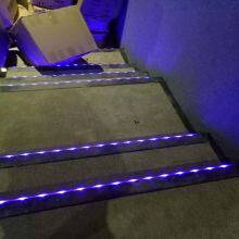 whoesale chinese manufacturer Upward blue dot light emitting carpet step stair light for cinema