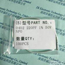0402 220PF 1% 50V NPO Yageo SMD Capacitor CC0402FRNPO9BN221