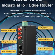 4G Lte Industrial IoT Edge Router R10 Support Modbus to MQTT Protocol to Charging Stations