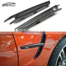 F82 F83 Carbon Fiber Side Fender Trim Side Vent Bar For BMW F80 M3 F82 M4 thumbnail-1