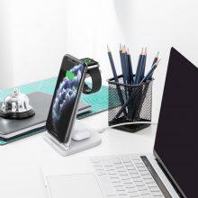 Hot Selling 15W Foldable Wireless Charger Stand Fast Charging Stand 3 in 1 Battery Charger Station Type C Portable Charger thumbnail-6