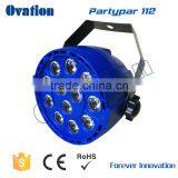 Chinese Lamps Guangzhou 12pcs*1W RGBW Color Changer Led Par Light