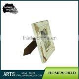 4*4 Shabby Chic White Glass Wood Funny Photo Frame thumbnail-3