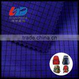 Polyester Yarn Dyed Rib Stop Fabric With PU/PVC Coating For Bags/Tent /Umbrella /Rain Coat/Jacket Using thumbnail-1