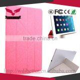 For IPad Air2 Slim Clear Transparent Magnetic Leather Smart Cover Hard Back Case thumbnail-1