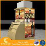 Customized Cheap Price Good Quality Hot Stamping Portable Exquisite Bamboo Wine Display Case for Advertising/Promotion