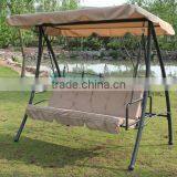 Modern steel garden roof patio canopy adult swing set