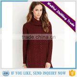 2016 New Fashion Design Winter Knitted Wool Cashmere Woman Sweater Quality Choice thumbnail-4