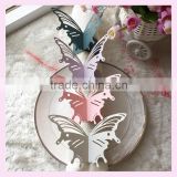 Paper napkin ring in many colors for wedding,butterfly wedding napkin holder MJ-21