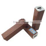 OEM Products 2600mah Powerbank Wooden Material Rectangle Power Bank thumbnail-6