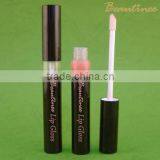 Cosmetic OEM Empty Packaging Container 6.5 g Black Aluminum Lip Gloss Tube thumbnail-1