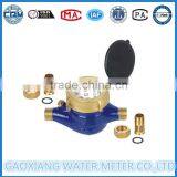 DN15mm Copper Fittings For Smart Water Meter ,Multi Jet Water Meter thumbnail-2