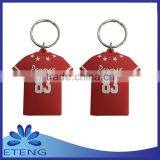 High-quality custom shaped soft pvc rubber keychain for promotion item