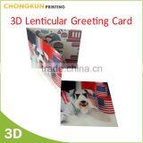High Quality Custom Lenticular Printing 3d Animated Greeting Cards