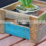 Shabby Chic Wood Tool Box for Gardening thumbnail-2