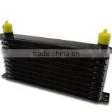 Universal 10 Row 10AN Aluminum Engine Transmission Oil Cooler 13.5X6.5X2 Cooling thumbnail-1
