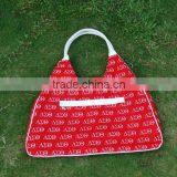 Wholesale Blanks Microfiber Large Fshional Tote Bag Shopping Handbags PU Leather Handle thumbnail-2